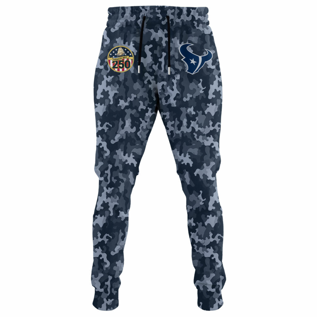 Houston Texans Navy 250th Birthday Hoodie Limited Edions