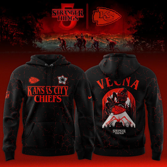 [Special Deal Black Friday] Kansas City Chiefs x Stranger Things Limited Hoodie