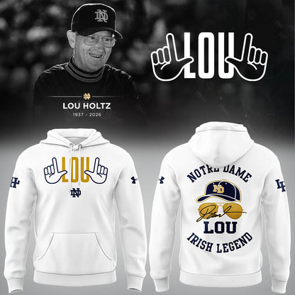 Notre Dame Legacy – Lou Holtz Tribute Hoodie