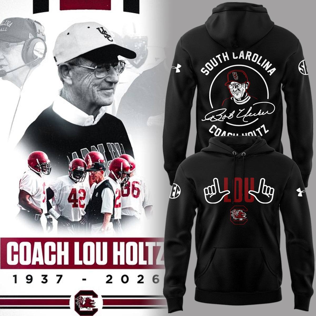 Remembering The Life And Legacy Of Lou Holtz Hoodie
