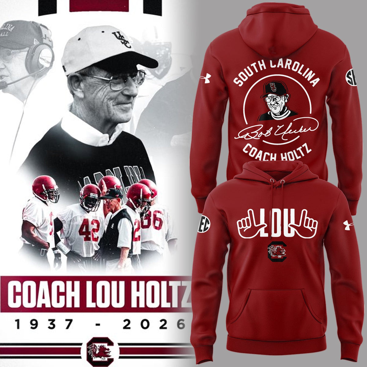 Remembering The Life And Legacy Of Lou Holtz Hoodie