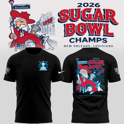 Ole Miss Rebels 2026 Sugar Bowl Champions Limited Edition Combo T-Shirt