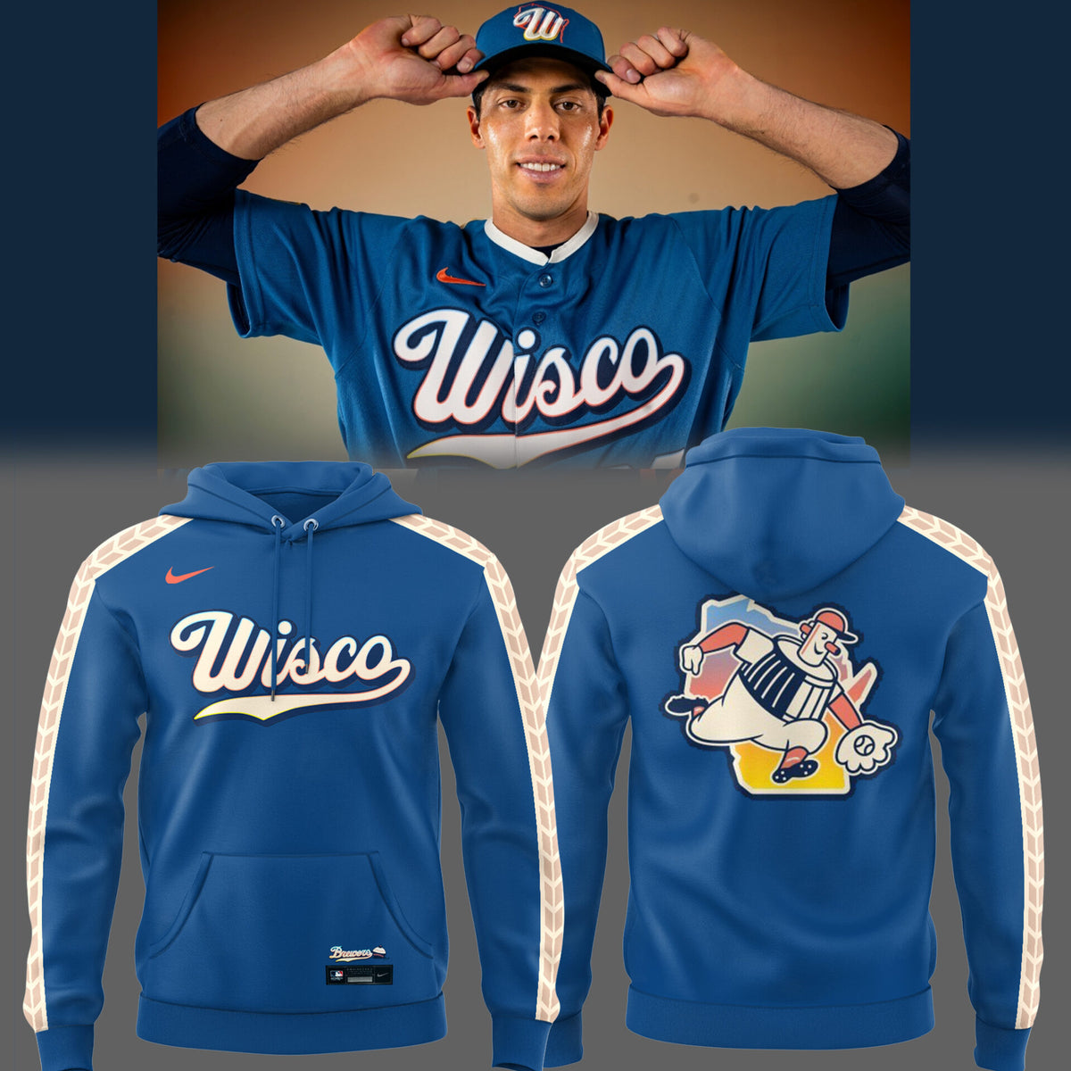 Milwaukee Brewers ⚾ City Connect “That’s the Wisco way” Hoodie