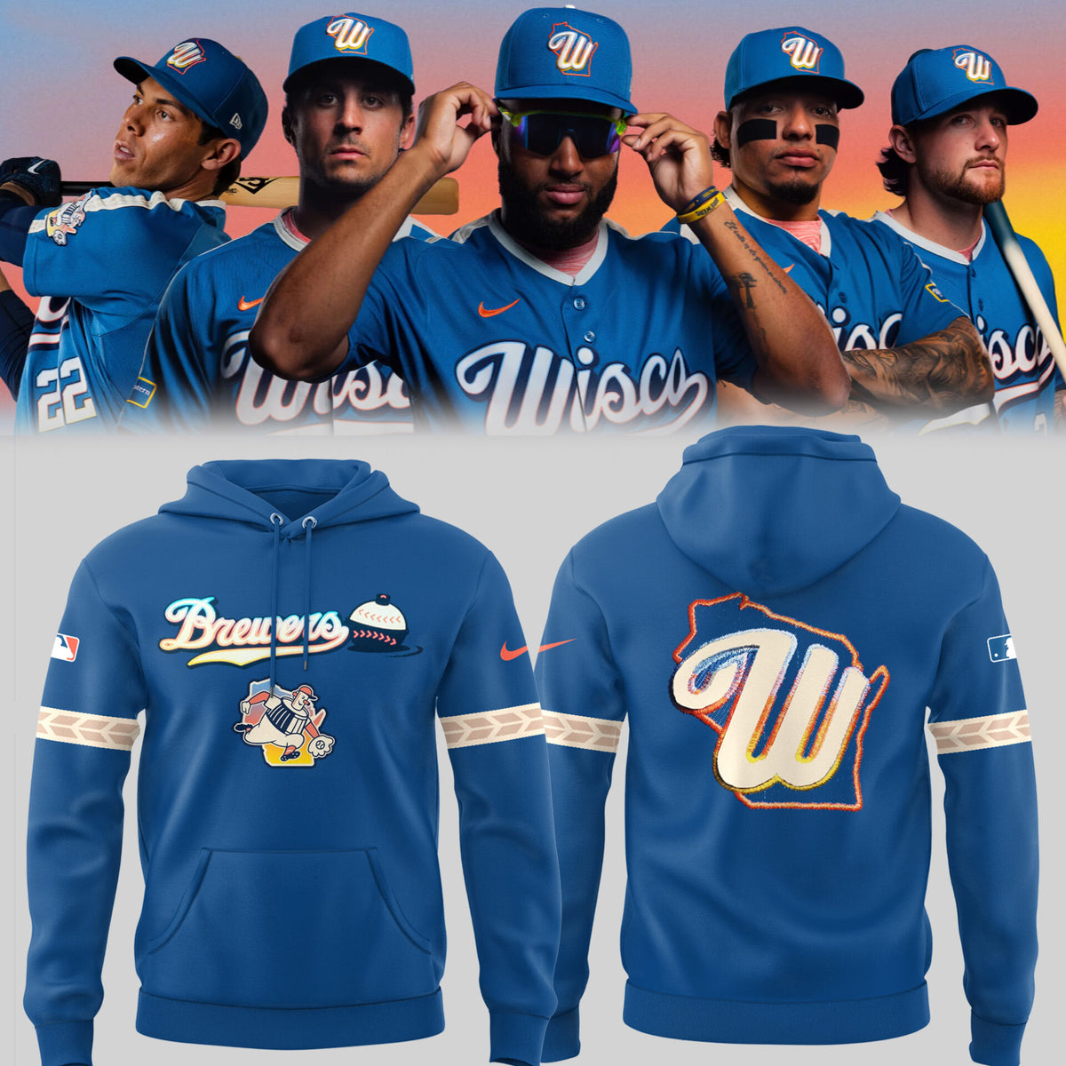 Milwaukee Brewers ⚾ City Connect “That’s the Wisco way” Hoodie
