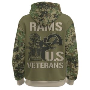 Los Angeles Rams - Veteran Day 2025 Hoodie Limited Edions