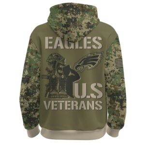 Philadelphia Eagles - Veteran Day 2025 Hoodie Limited Edions