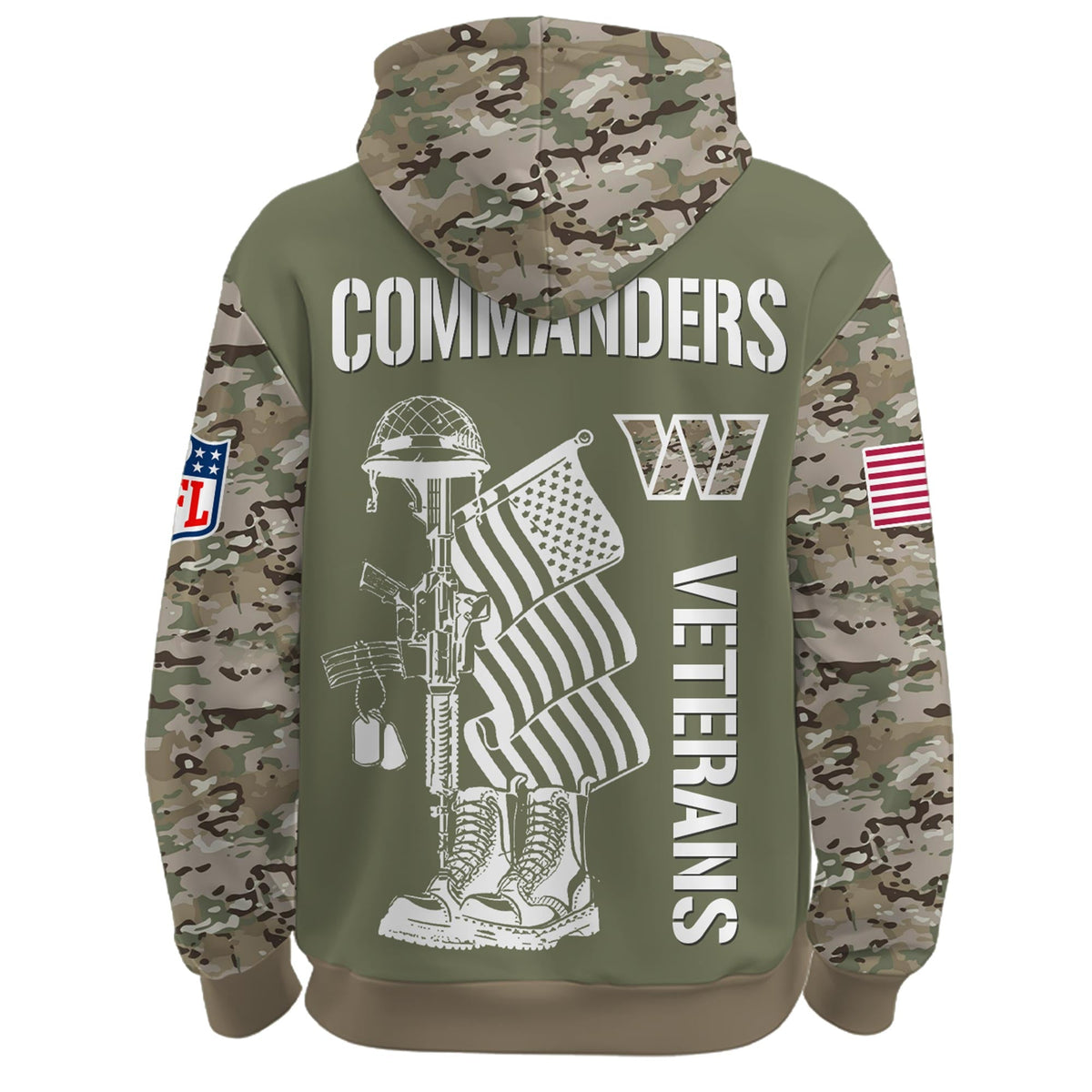 Washington Commanders - Veteran Day 2025 Hoodie Limited Edions