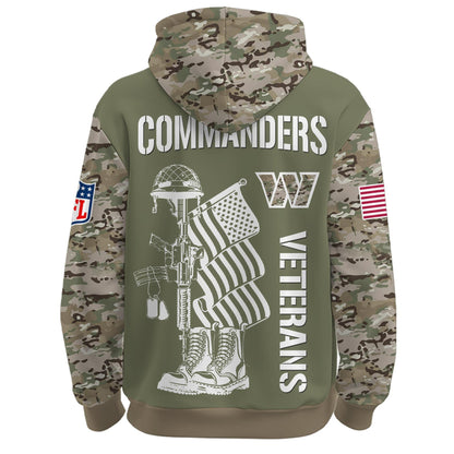 Washington Commanders - Veteran Day 2025 Hoodie Limited Edions