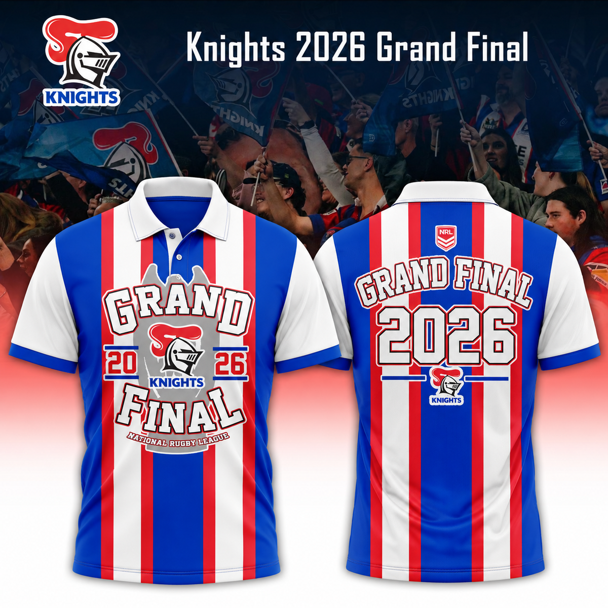 Newcastle Knights 2026 Grand Final Polo Limited Edition