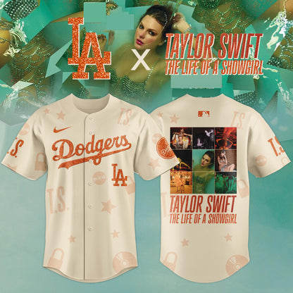 Los Angeles Dodgers x Taylor Swift The Life of a Showgirl� 2025 Limited Editions Jersey