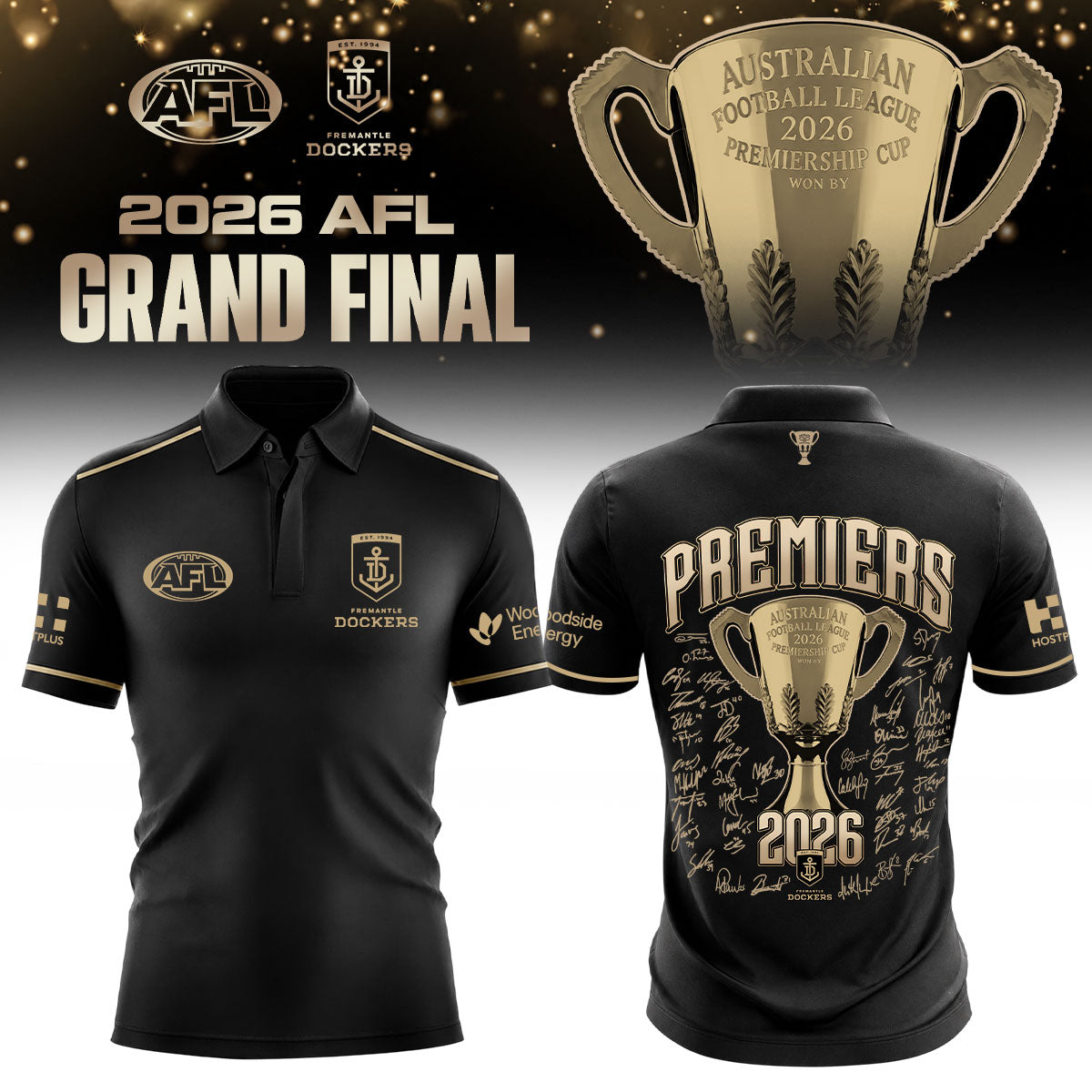 Fremantle Dockers AFL 2026 Premiership Champions Polo