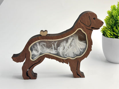 Black Cat Hair Memorial Box,Wooden Pet Fur Keepsake Pet Loss Gift,Pet Fur Or Ashes Memorial Box,Dog Cat Hair Memorial Box,Dog Cat Lover Gift