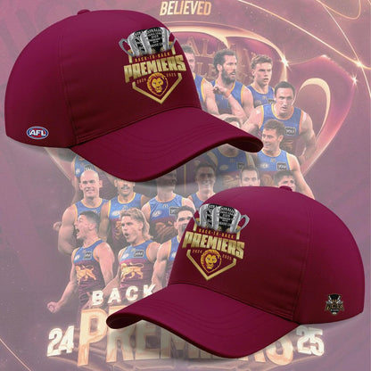 Brisbane Lions BACK TO BACK PREMIERS 2025 Tshirt