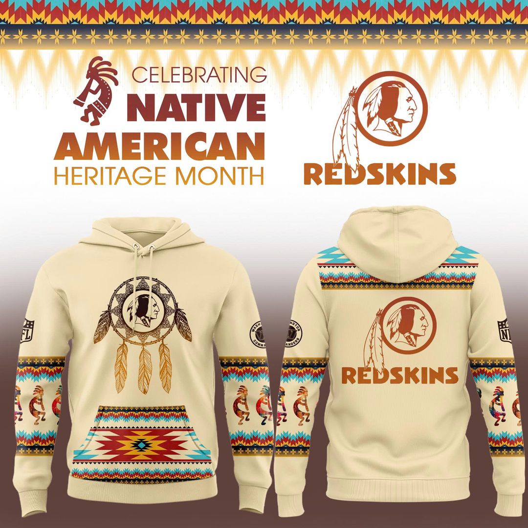 Special 2025 Native American Heritage Washington Redskins Hoodie