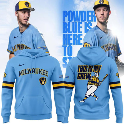 Milwaukee Brewers 2026 Powder Blue Hoodie