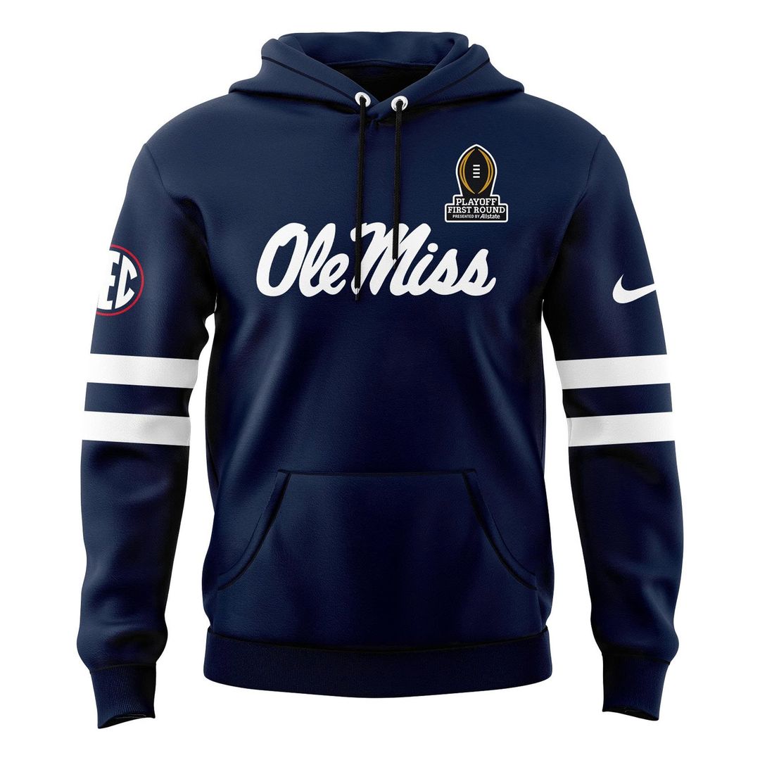 Ole Miss Football 2025 CFB Hotty Toddy Pullover Hoodie