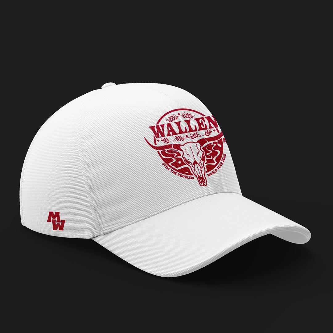Exclusive Morgan Wallen x Alabama Football T-Shirt White "Still The Problem Tour 2026" for fans!