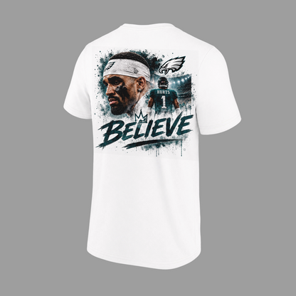 New QB1 Jalen Hurts Philadelphia Eagles T-Shirt