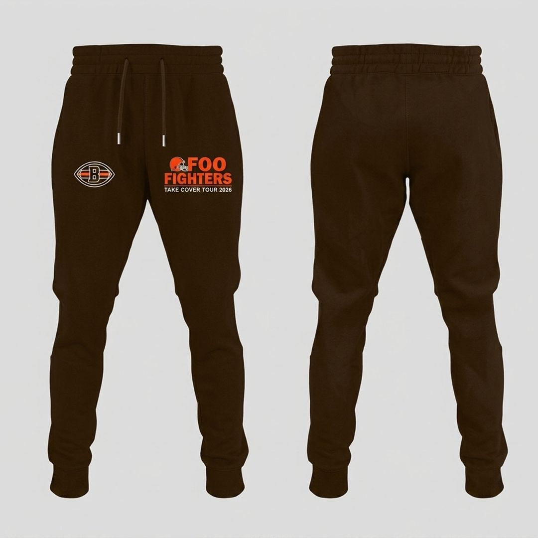 Foo Fighters x Cleveland Browns - Take Cover Tour 2026 Hoodie