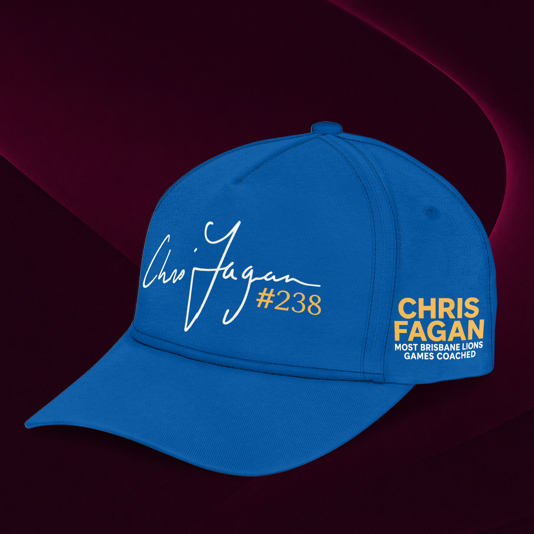 Brisbane Lions- Chris Fagan Milestone Hat