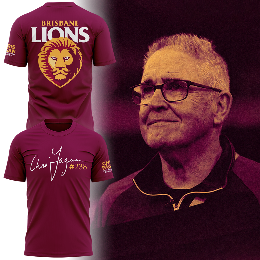 Brisbane Lions - Chris Fagan Milestone T-shirt