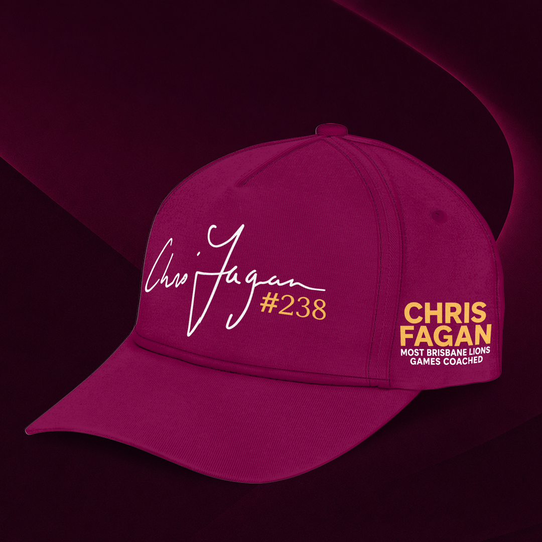 Brisbane Lions- Chris Fagan Milestone Hat