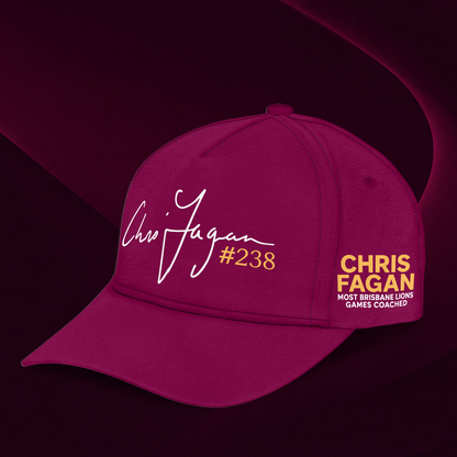 Brisbane Lions- Chris Fagan Milestone Hat