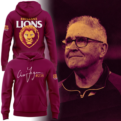 Brisbane Lions- Chris Fagan Milestone Hoodie