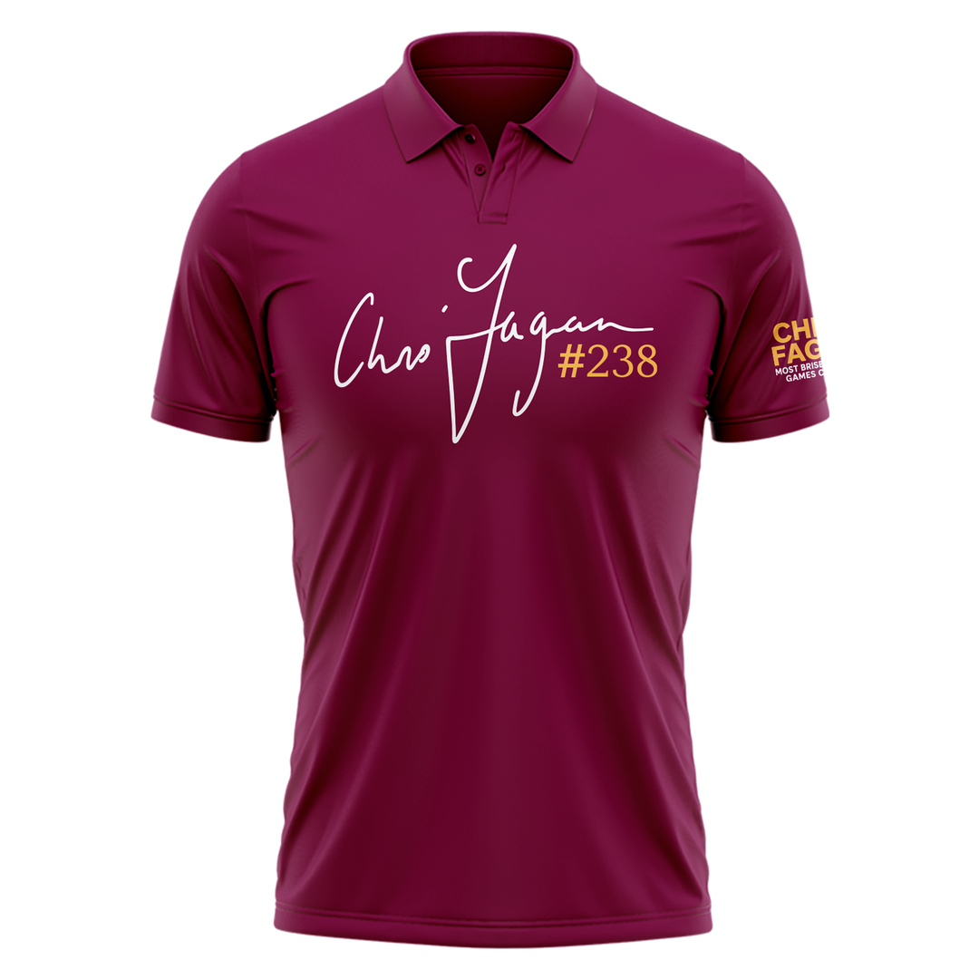 Brisbane Lions- Chris Fagan Milestone Polo shirt