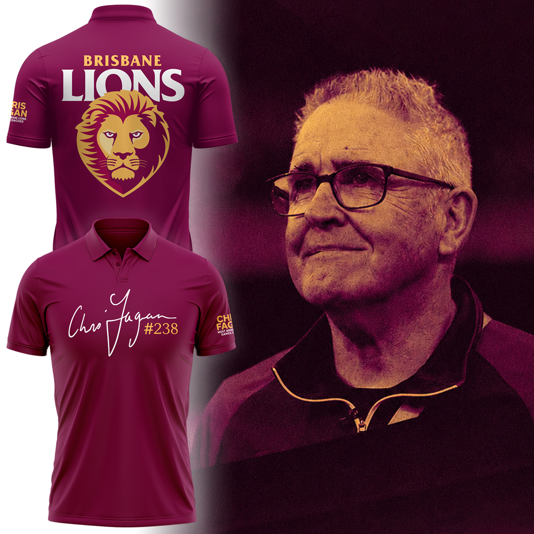 Brisbane Lions- Chris Fagan Milestone Polo shirt