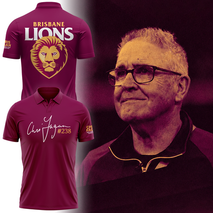 Brisbane Lions- Chris Fagan Milestone Polo shirt