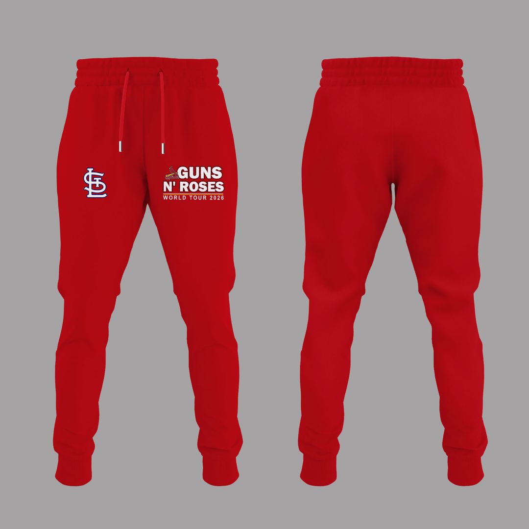 New Guns N' Roses x St. Louis Cardinals - World Tour 2026 Hoodie