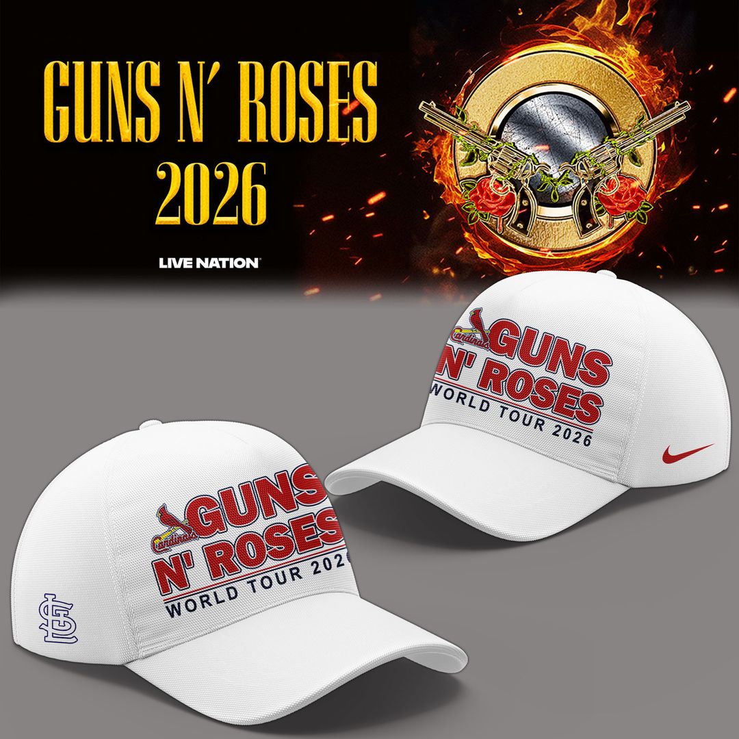 Guns N' Roses x St. Louis Cardinals - World Tour 2026 Baseball Jersey