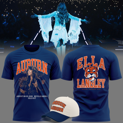 Auburn Tigers x Ella Langley – The Dandelion Tour 2026 Neville Arena Hoodie