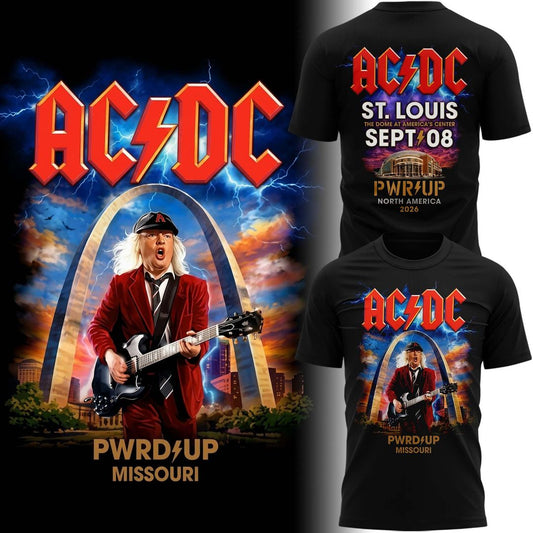 AC/DC PWR UP Tour – St. Louis 2026 T-Shirt