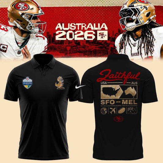 San Francisco 49ers 2026 Melbourne Game Limited Polo