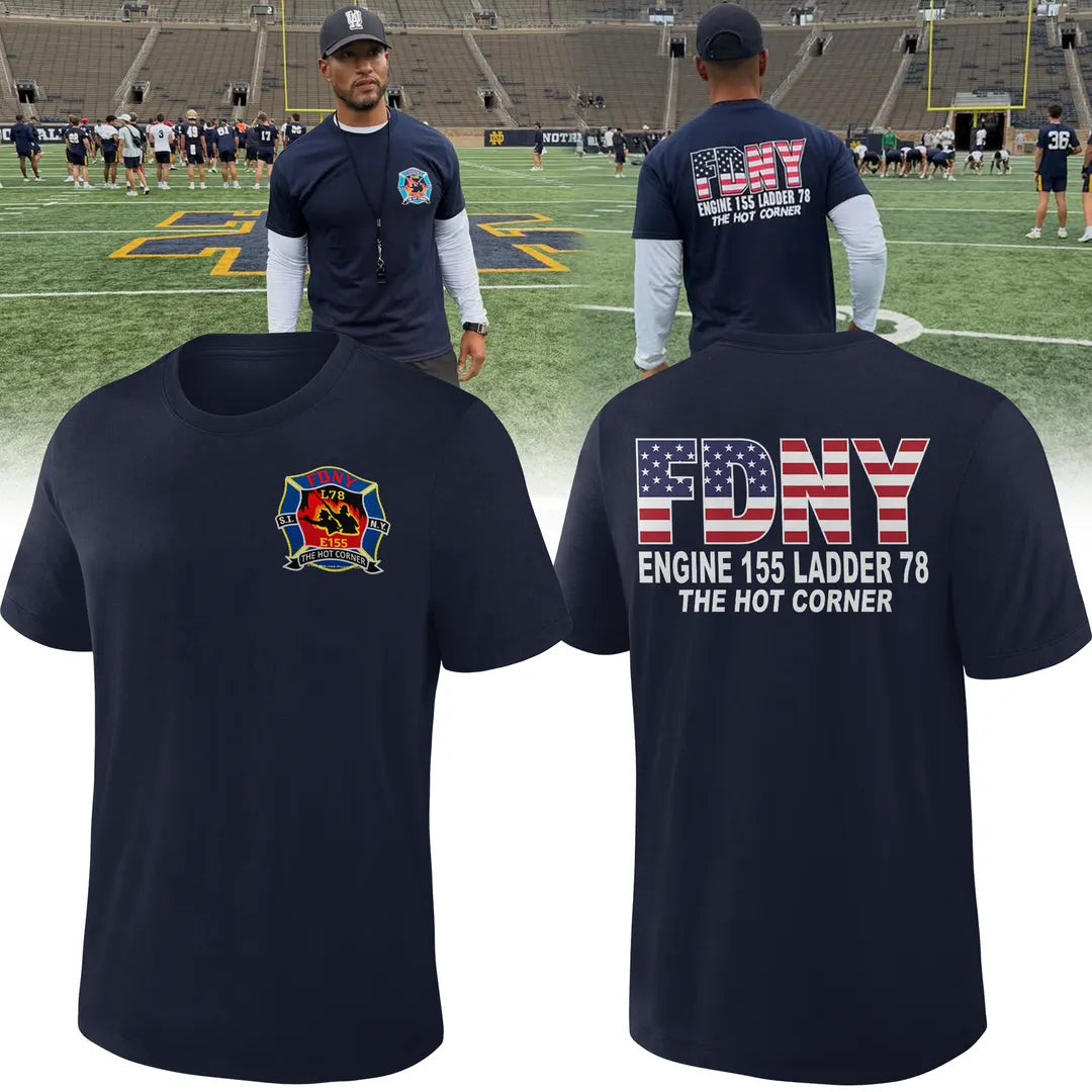 Notre Dame Fighting Irish Football - We Remember - 9/11 25th Anniversary Tee