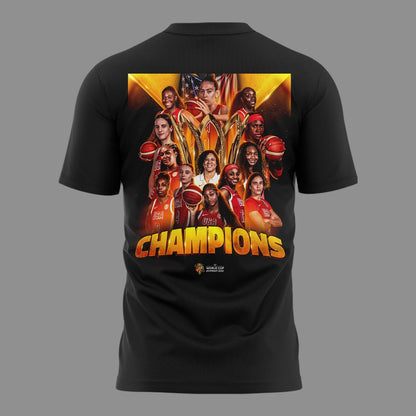 FIBA Women's Basketball World Cup Champion 2026 - Team USA T-Shirt