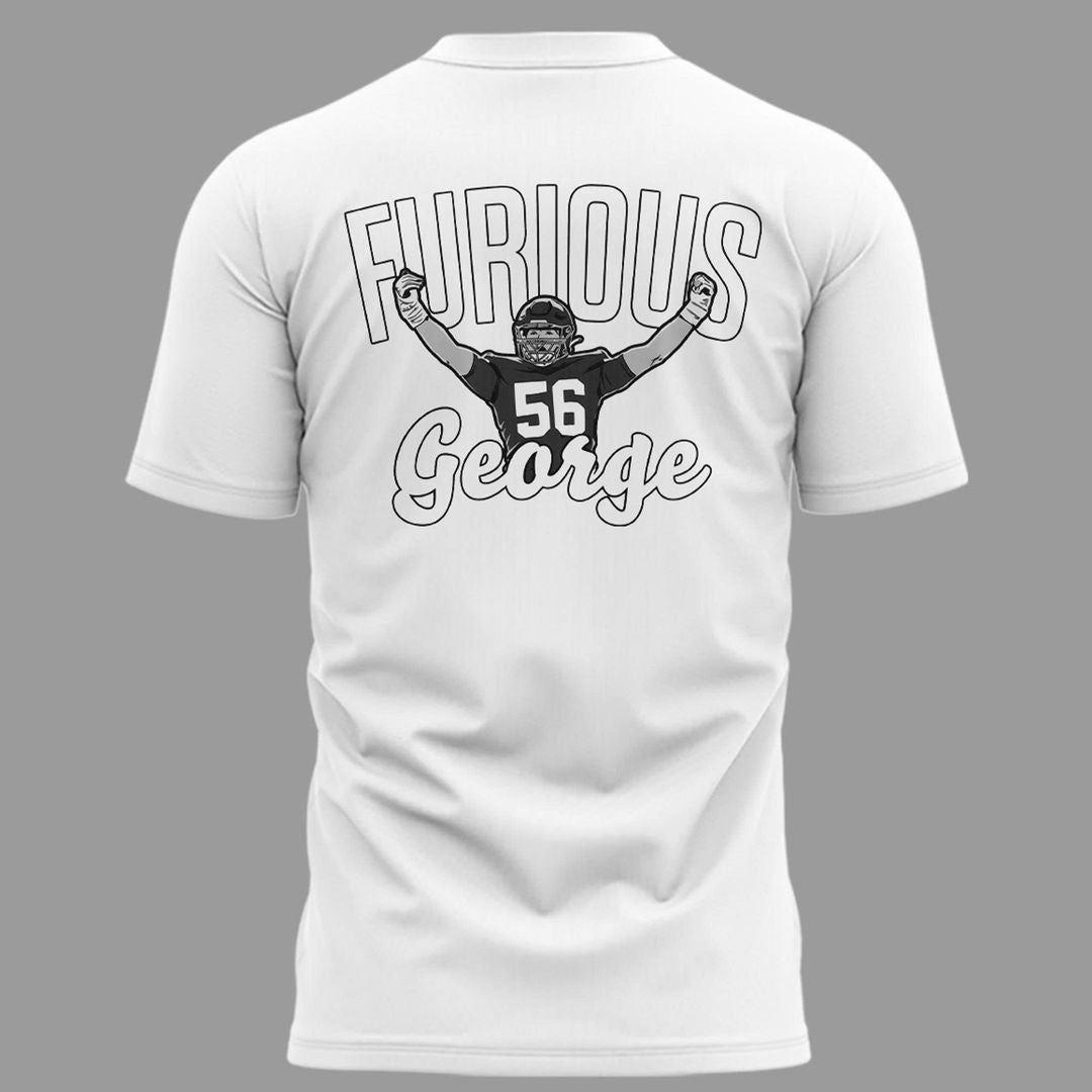 2026 Exclusive George Karlaftis T-Shirt Signatures Print for Kansas City Chiefs fans