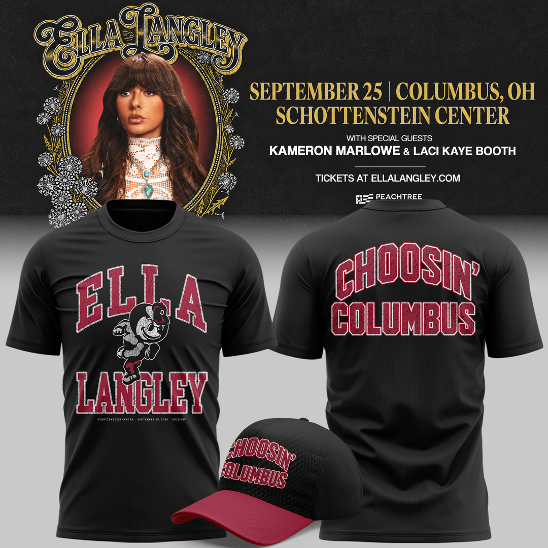 Exclusive Edition Ella Langley x Ohio State Buckeyes OHIO T-Shirt 2026