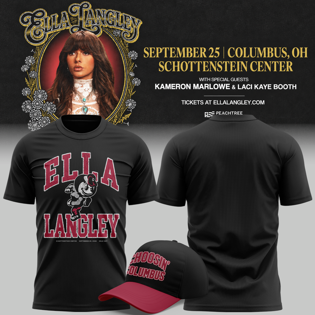 Exclusive Edition Ella Langley x Ohio State Buckeyes OHIO T-Shirt 2026