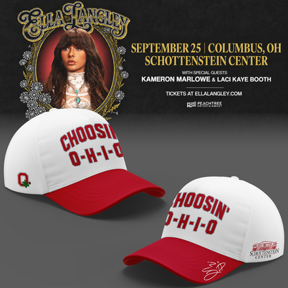 Exclusive Edition Ella Langley x Ohio State Buckeyes OHIO T-Shirt 2026