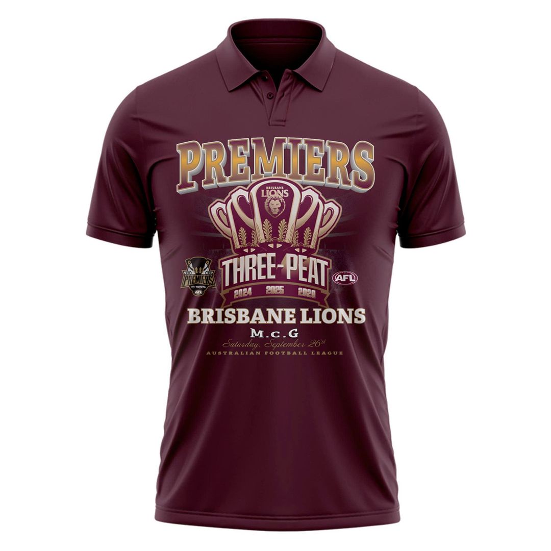 Brisbane Lions AFL 2026 Premiership Champions Polo
