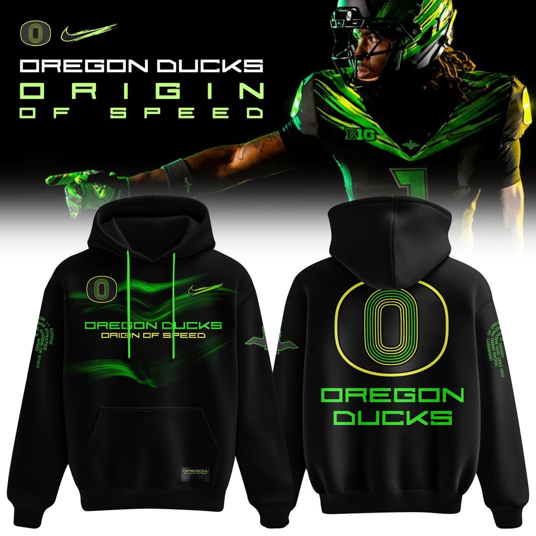 Oregon Ducks Origin of Speed limited Hoodie 2026