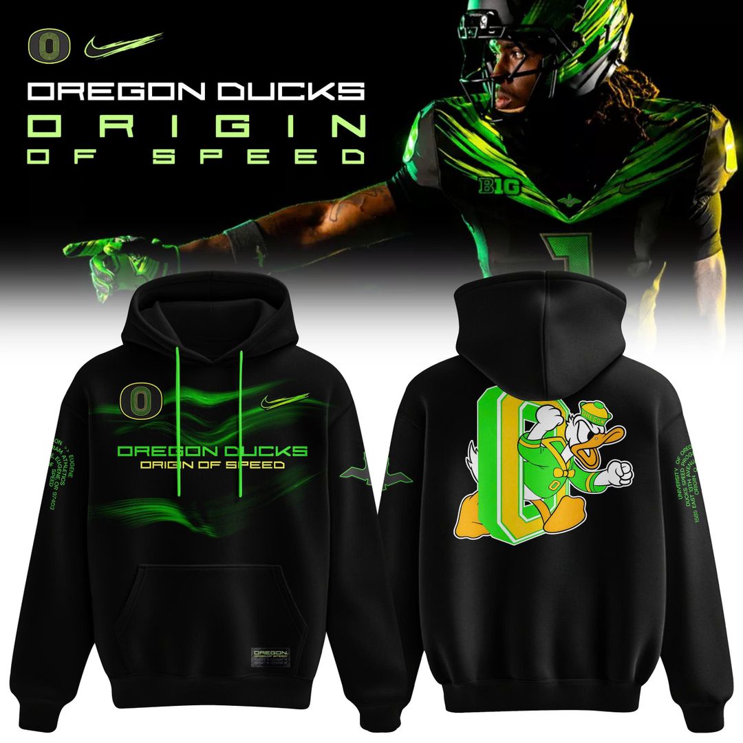 Oregon Ducks Origin of Speed limited Hoodie 2026