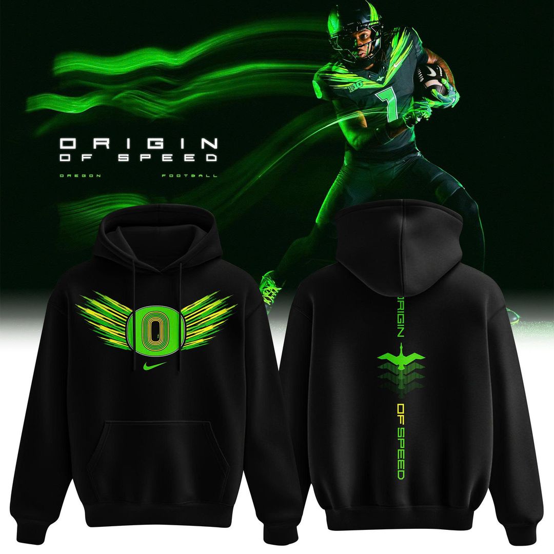 Oregon Ducks Origin of Speed limited Hoodie 2026