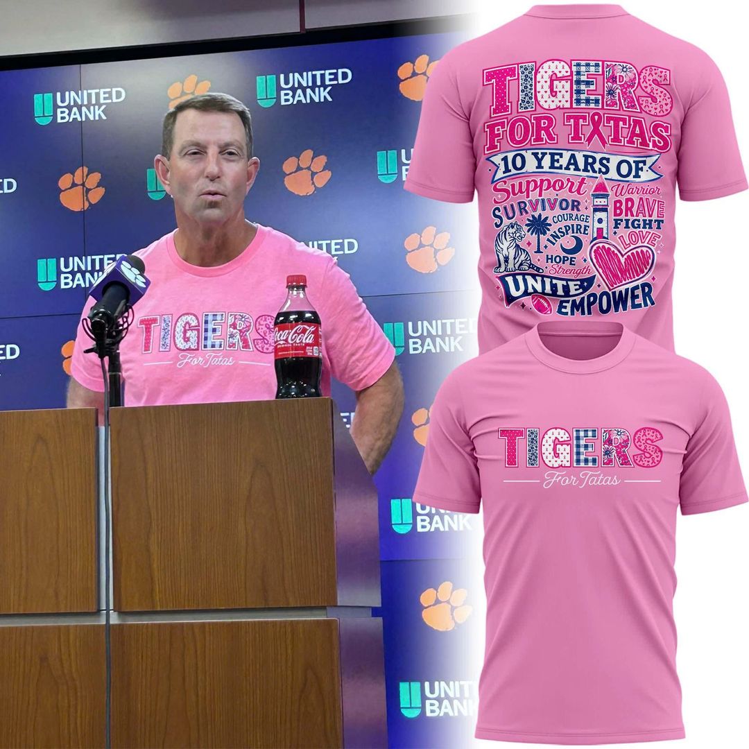 Clemson Football Prevents breast cancer Combo T-Shirt
