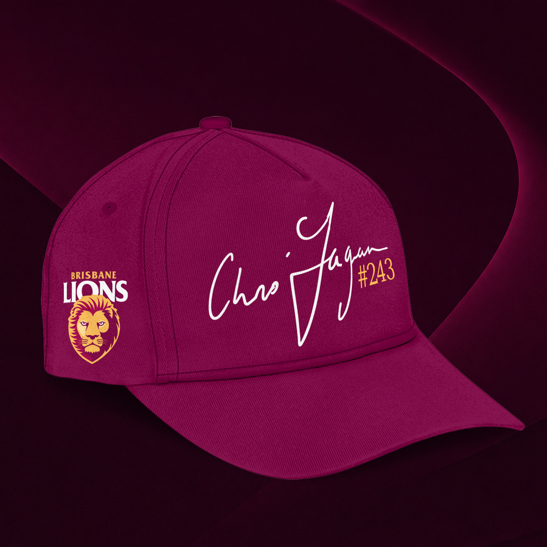 Brisbane Lions "THANK YOU FAGES" Coach Chris Fagan Signed Print Sweatshirt
