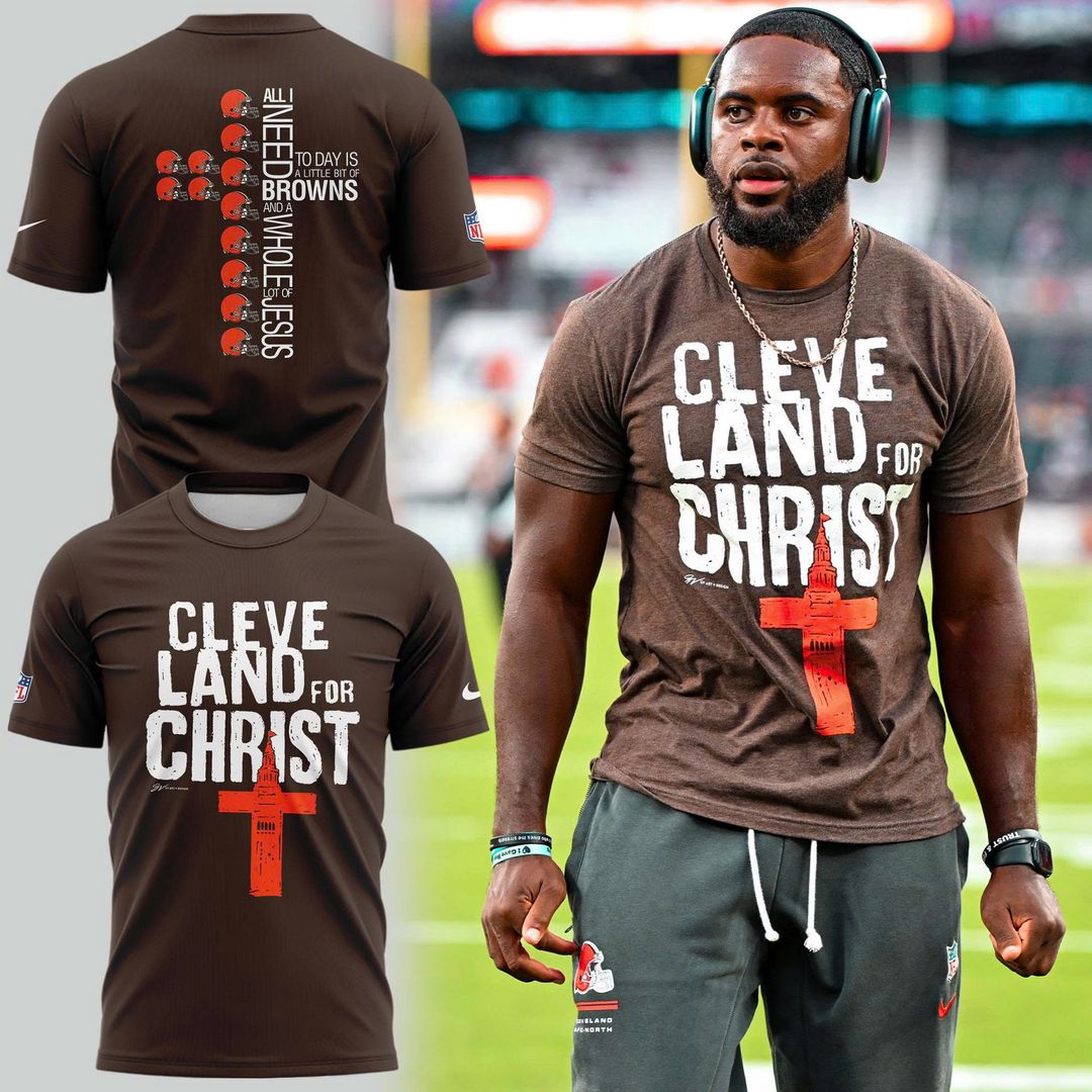 Cleveland Browns — Cleveland Land for Christ T-Shirt