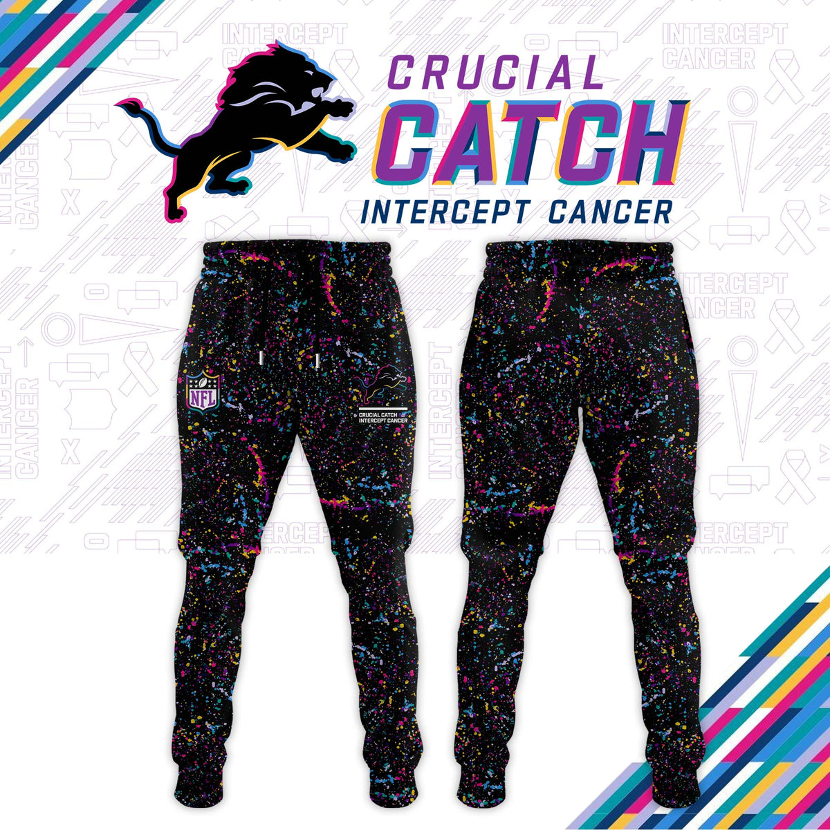 Limited Edition D Lions NFL Crucial Catch Hoodie